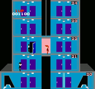 Elevator Action (USA) (Virtual Console) screen shot game playing